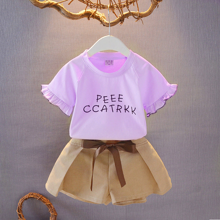 Conjunto Infantil de Verano para Mujer
