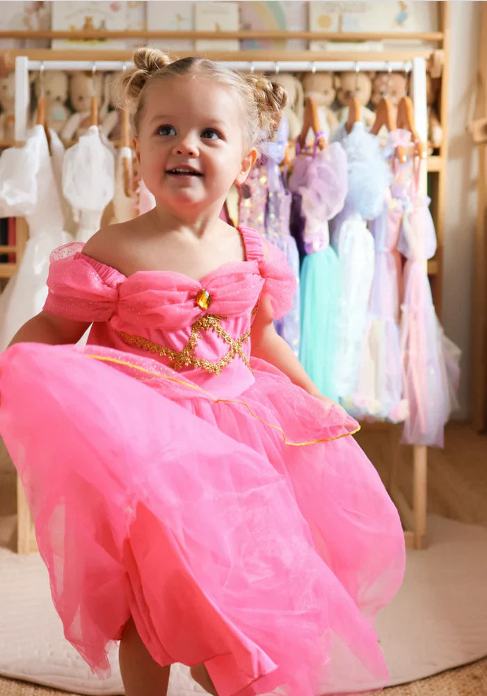 Vestido Infantil Princesa Brillante