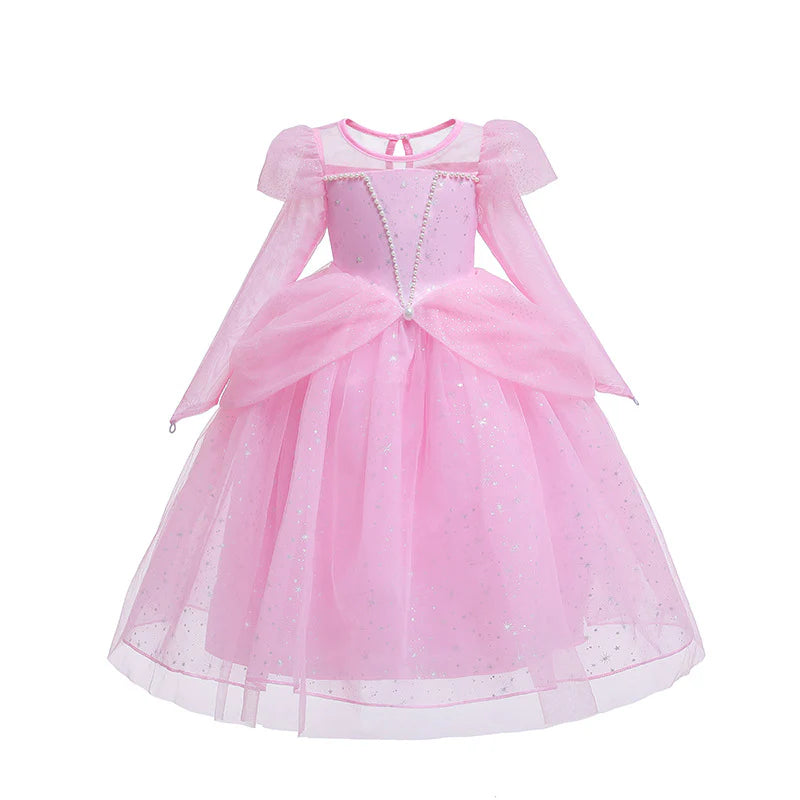 Vestido Infantil Princesa Perla