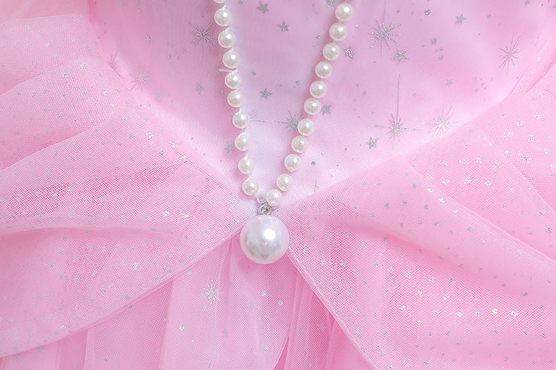 Vestido Infantil Princesa Perla