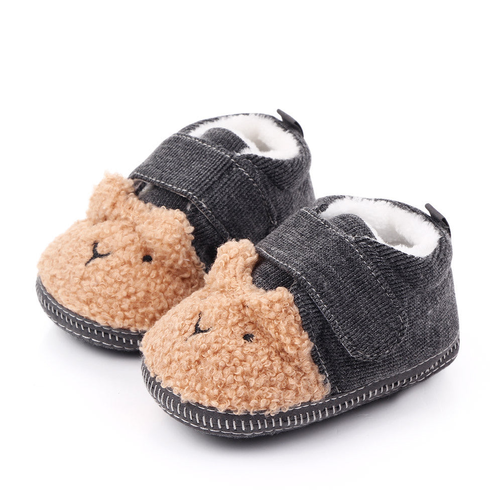 Zapatos de Terciopelo con Forma de Animal para Niños