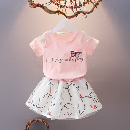 Conjunto Infantil Mariposa Floral