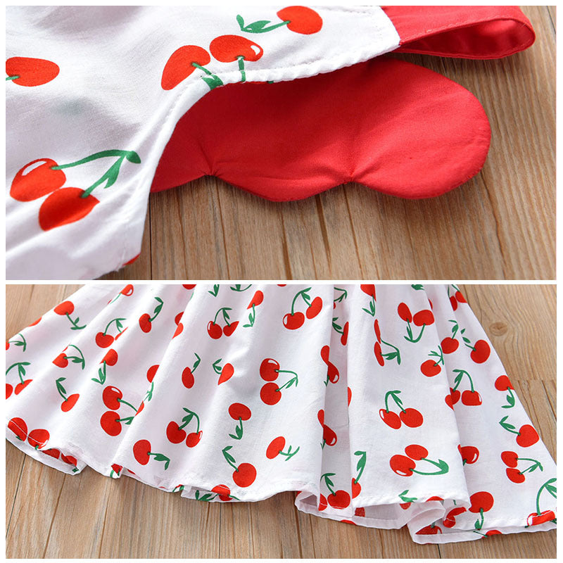 Vestido Cerejinhas Infantil