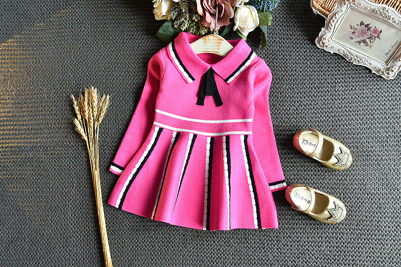 Vestido infantil de punto Golinha