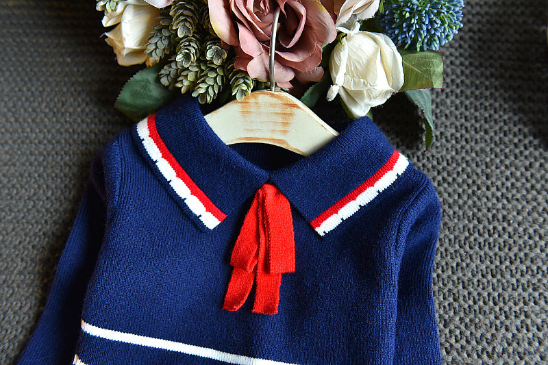 Vestido infantil de punto Golinha