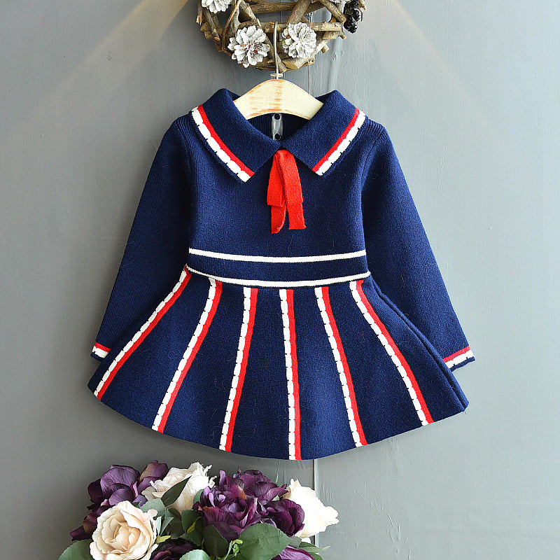 Vestido infantil de punto Golinha