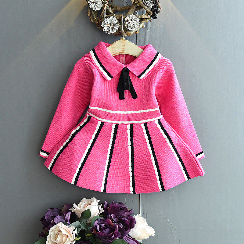 Vestido infantil de punto Golinha