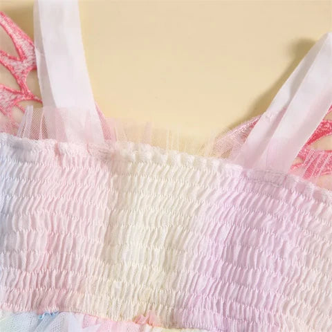 Vestido Infantil Asa Estrelinhas