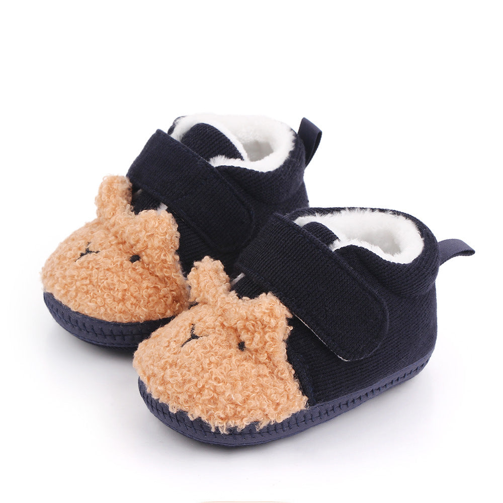 Zapatos de Terciopelo con Forma de Animal para Niños
