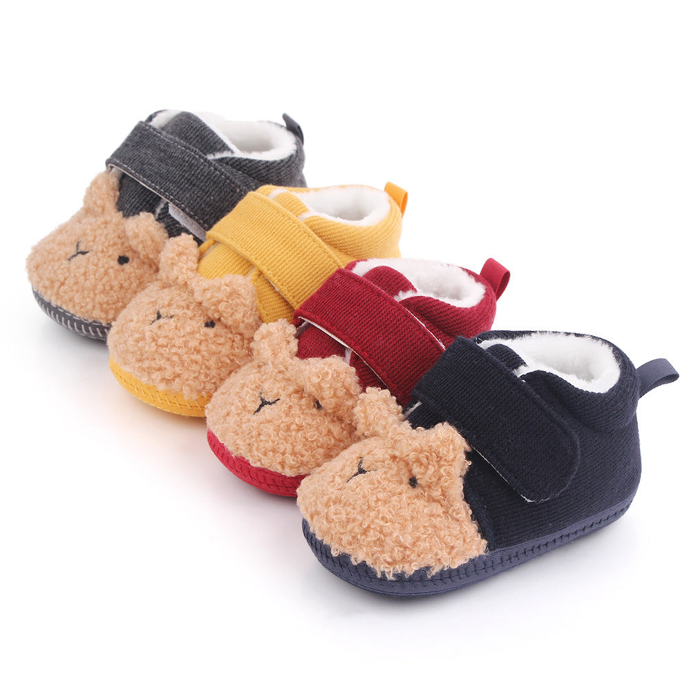 Zapatos de Terciopelo con Forma de Animal para Niños