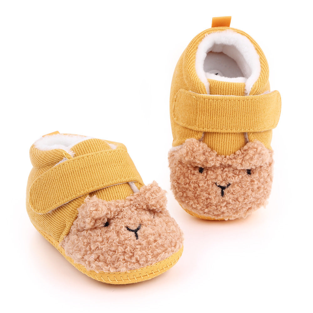 Zapatos de Terciopelo con Forma de Animal para Niños