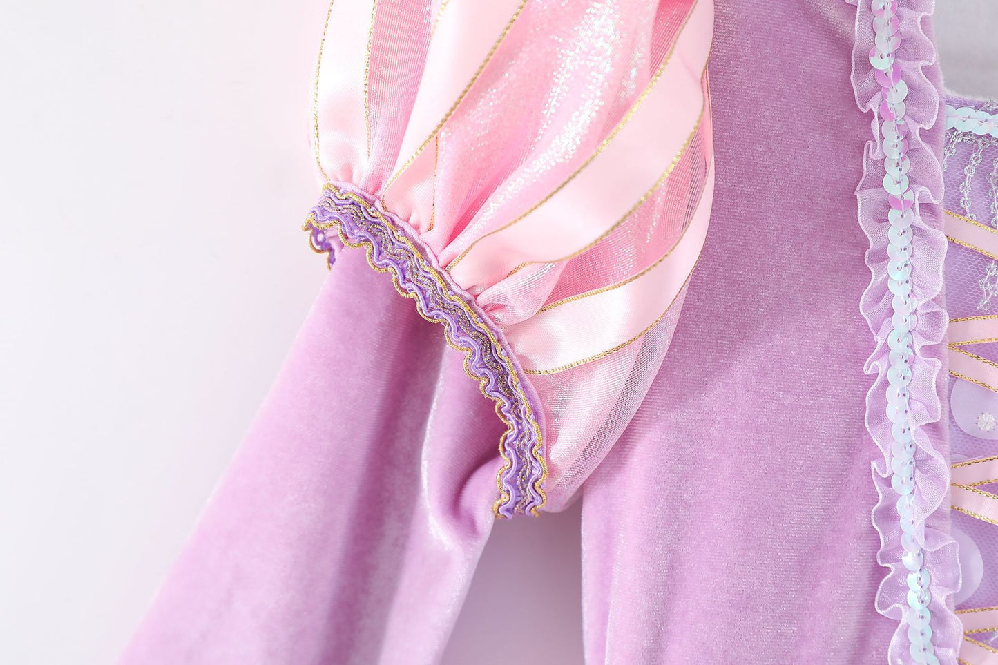 Vestido de Princesa Hinchado Morado