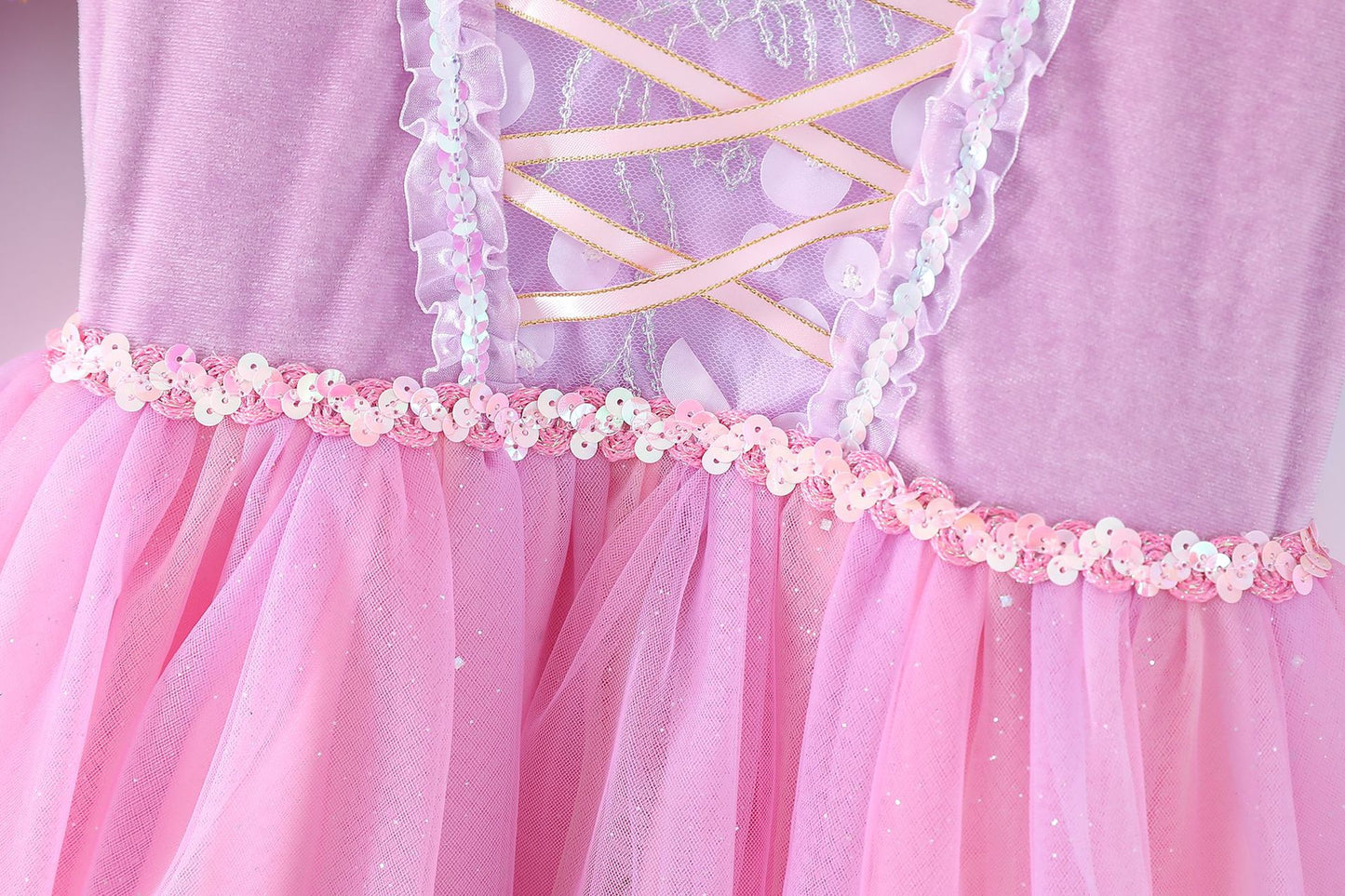 Vestido de Princesa Hinchado Morado