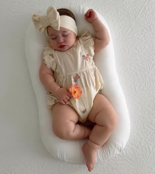 Body infantil de Verano con Flores y Encaje