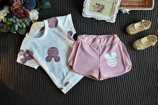 Conjunto infantil de ratoncita para niñas