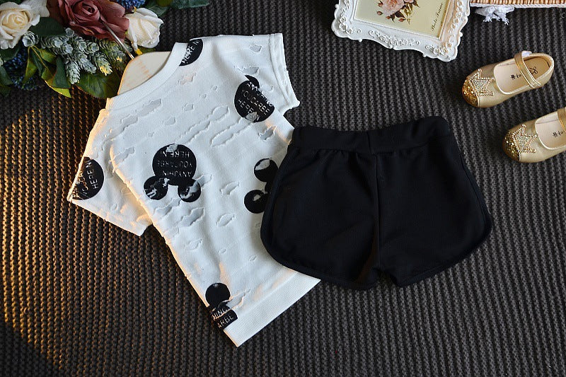 Conjunto infantil de ratoncita para niñas
