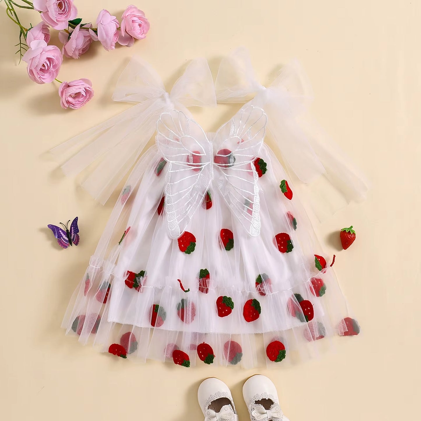 Vestido Infantil Bordado Asinha