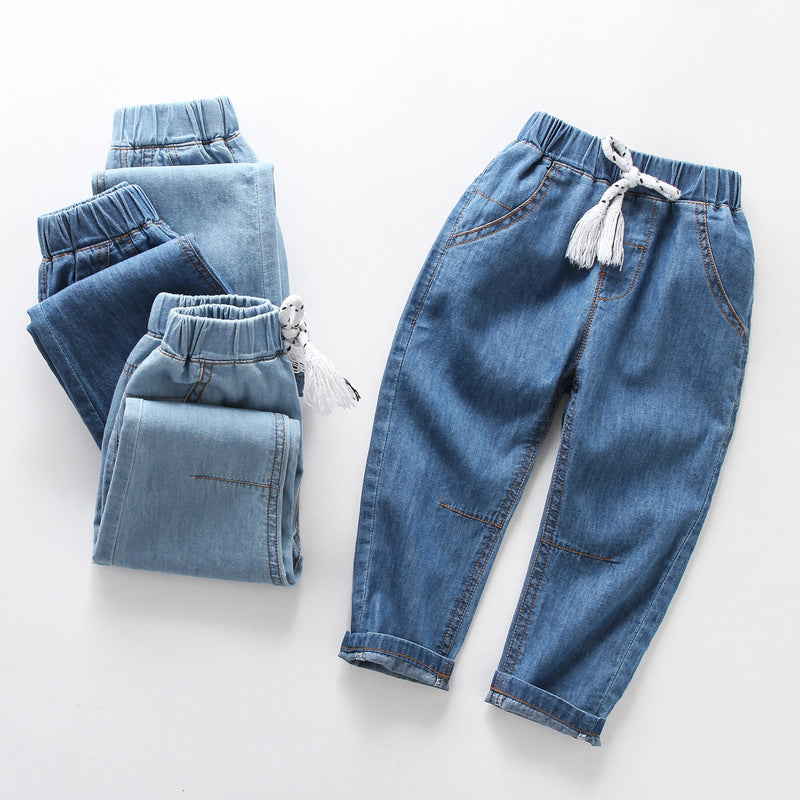 Pantalones Jeans Elásticos para Niños