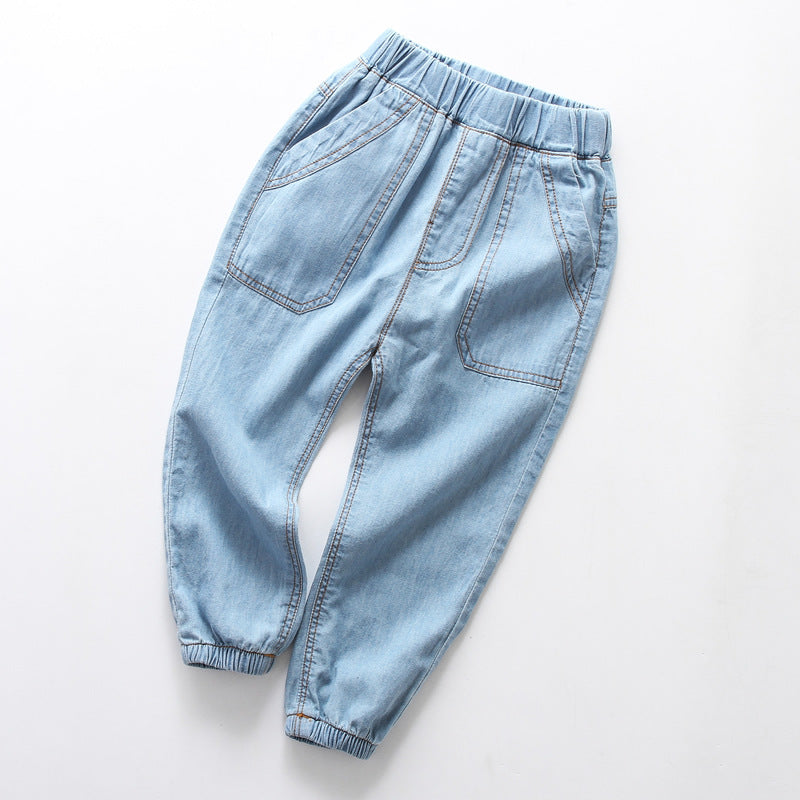 Pantalones Jeans Elásticos para Niños