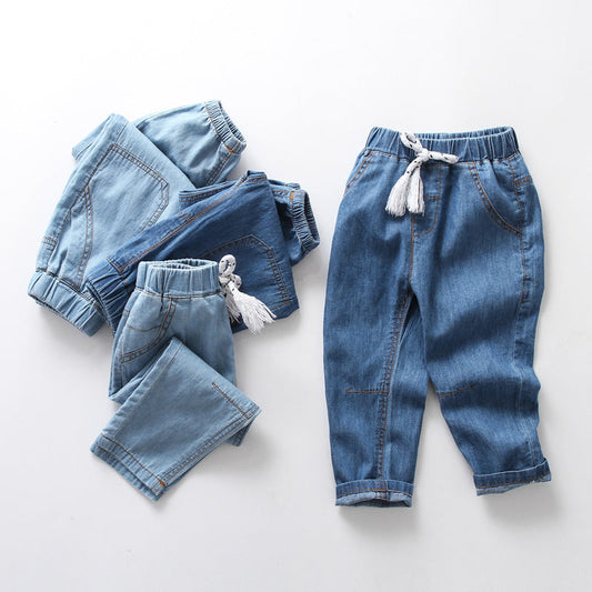 Pantalones Jeans Elásticos para Niños
