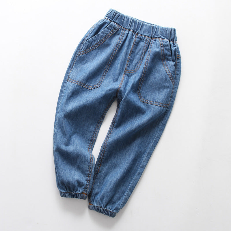Pantalones Jeans Elásticos para Niños