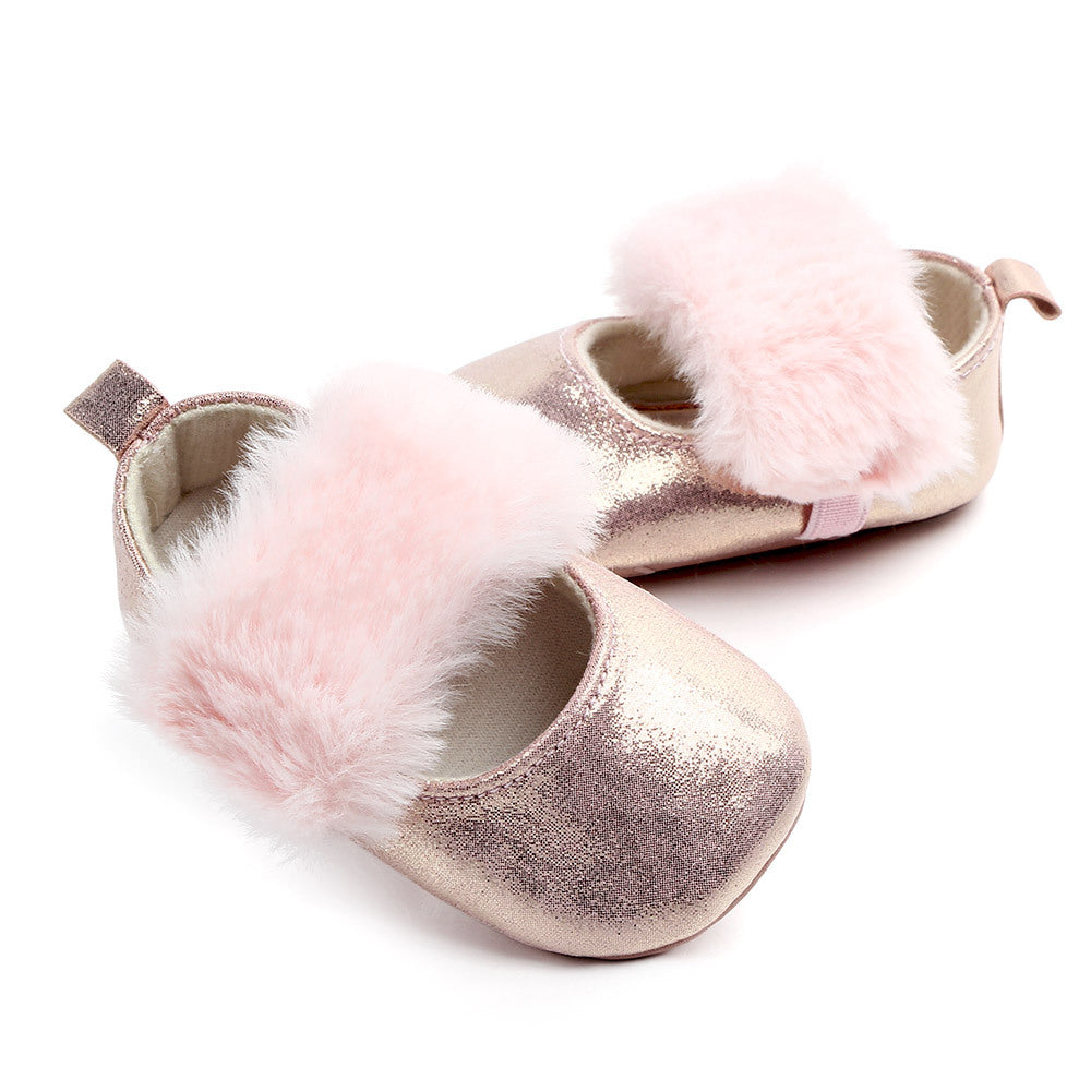 Zapatos peludos para niñas