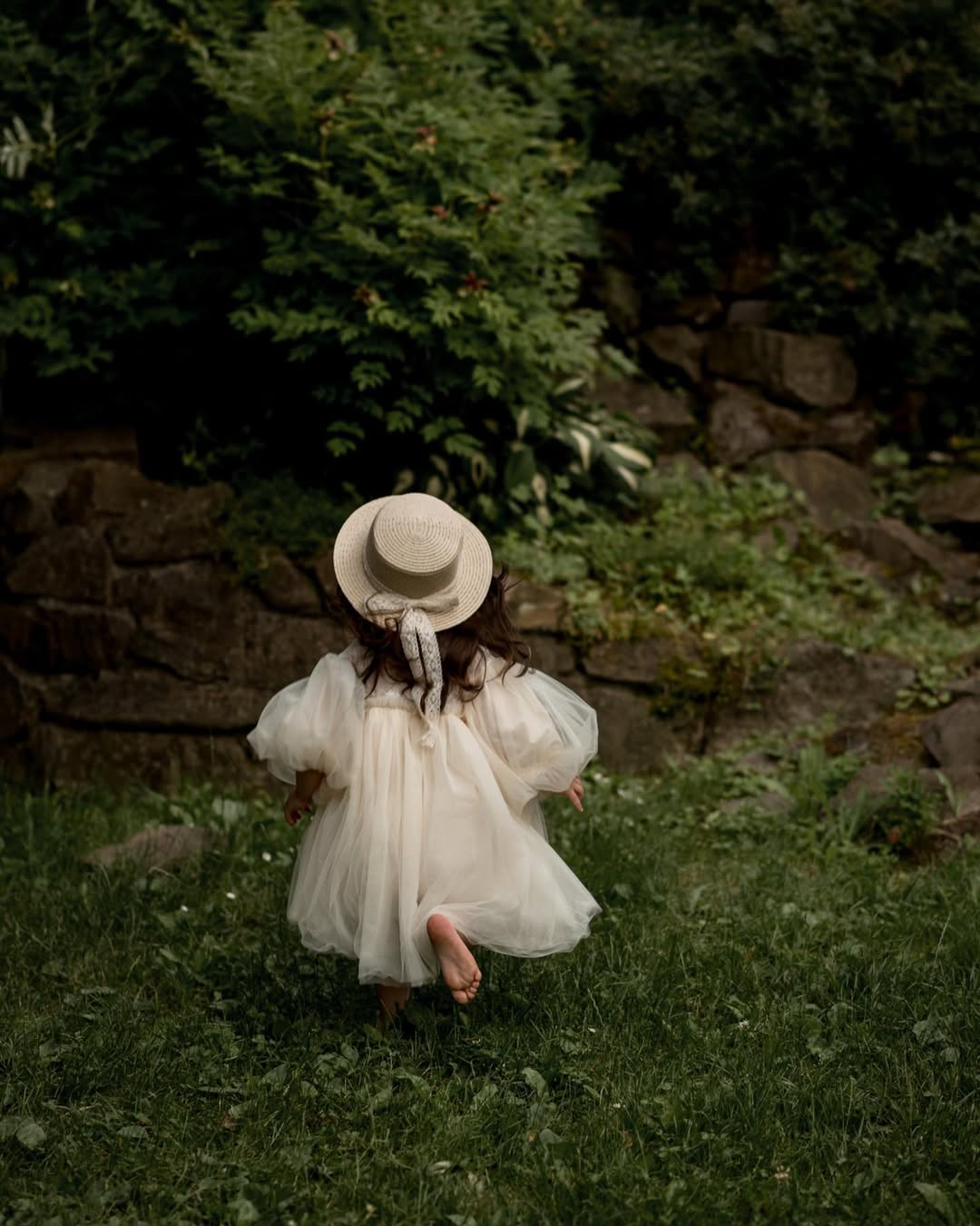 Vestido Infantil Tul Flores