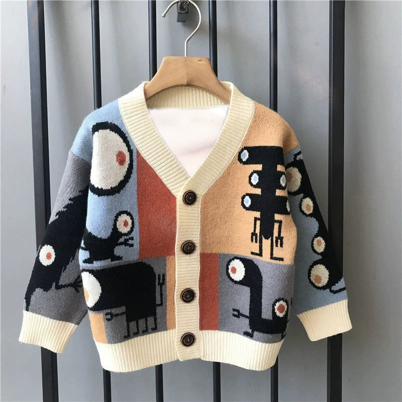 Suéter de punto de invierno para niños