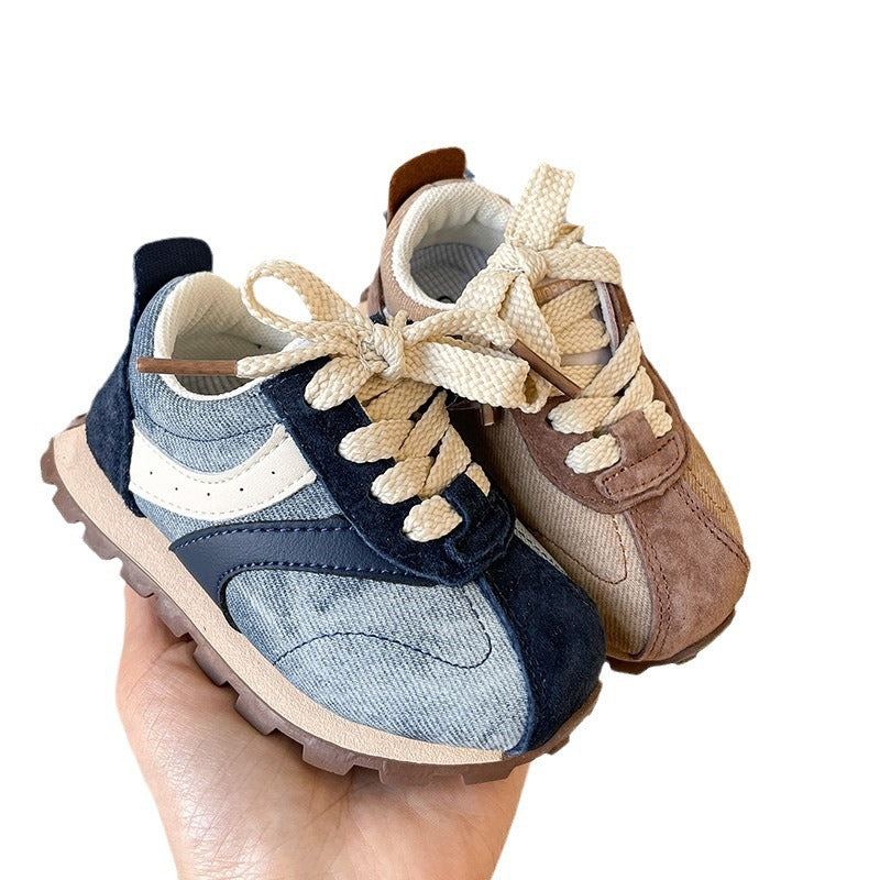 Zapatillas Confort Con Cordones Para Niños