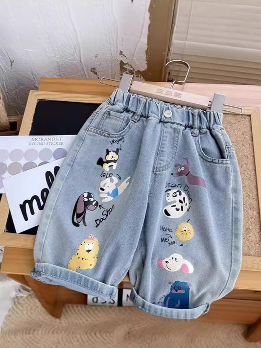 Pantalones Jeans de Animales para Niños