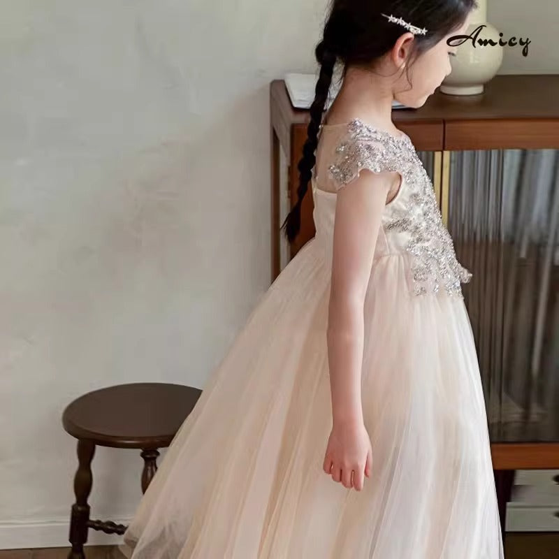 Vestido Infantil Princesa Brillante