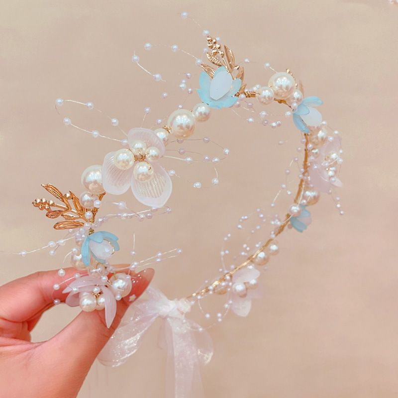 Tiara de flores para niñas