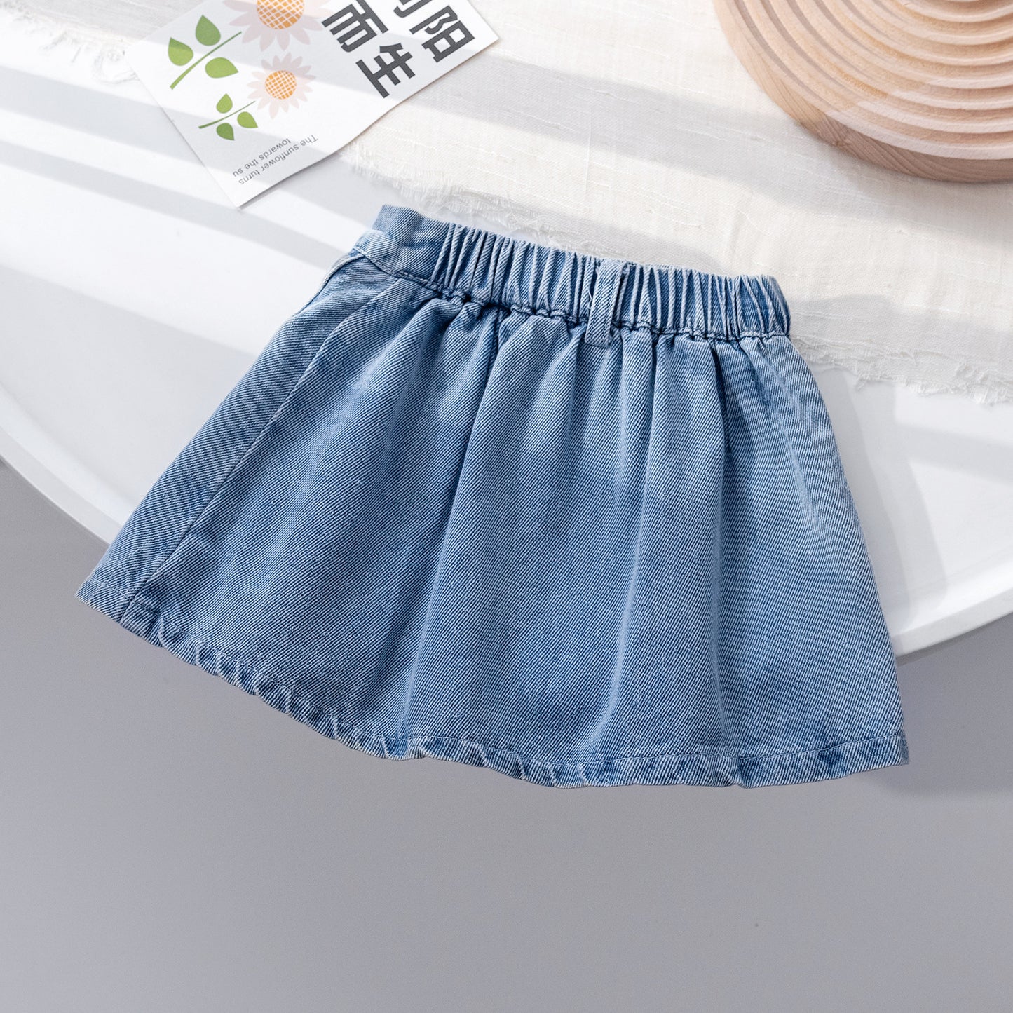 Falda Jeans Infantil Botones Pequeños