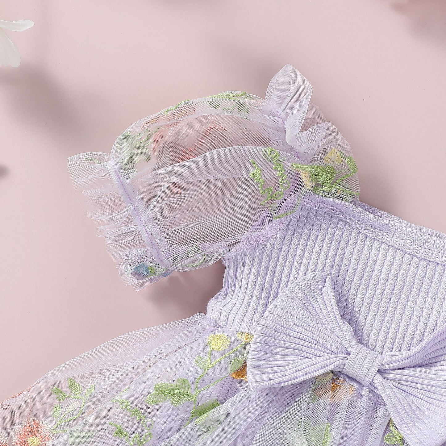 Body infantil de Encaje Floral