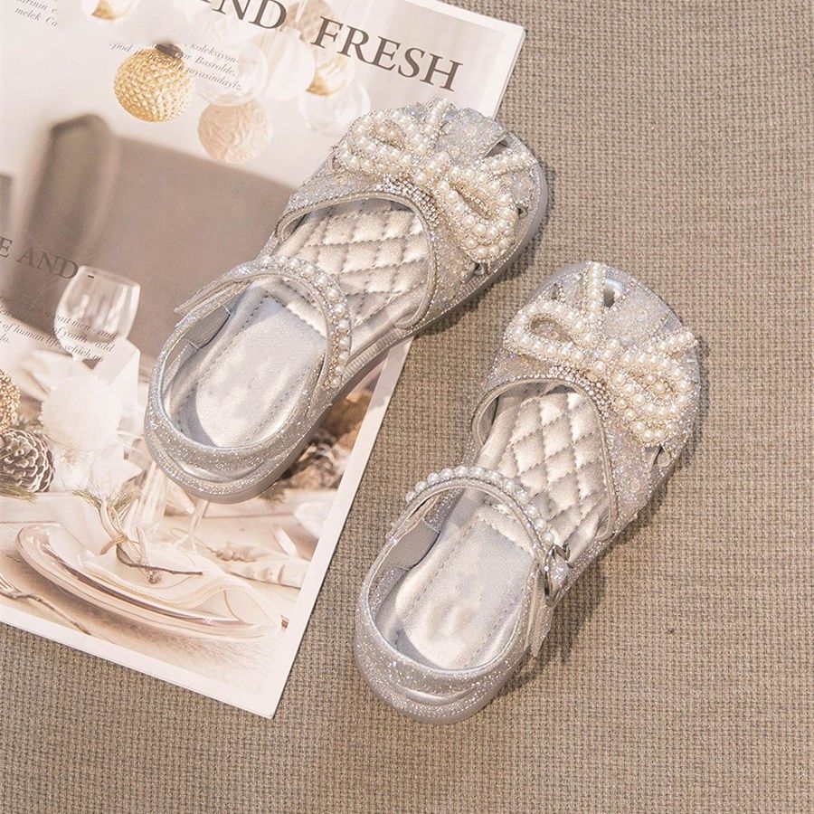 Zapatos Infantiles Encaje Perlas