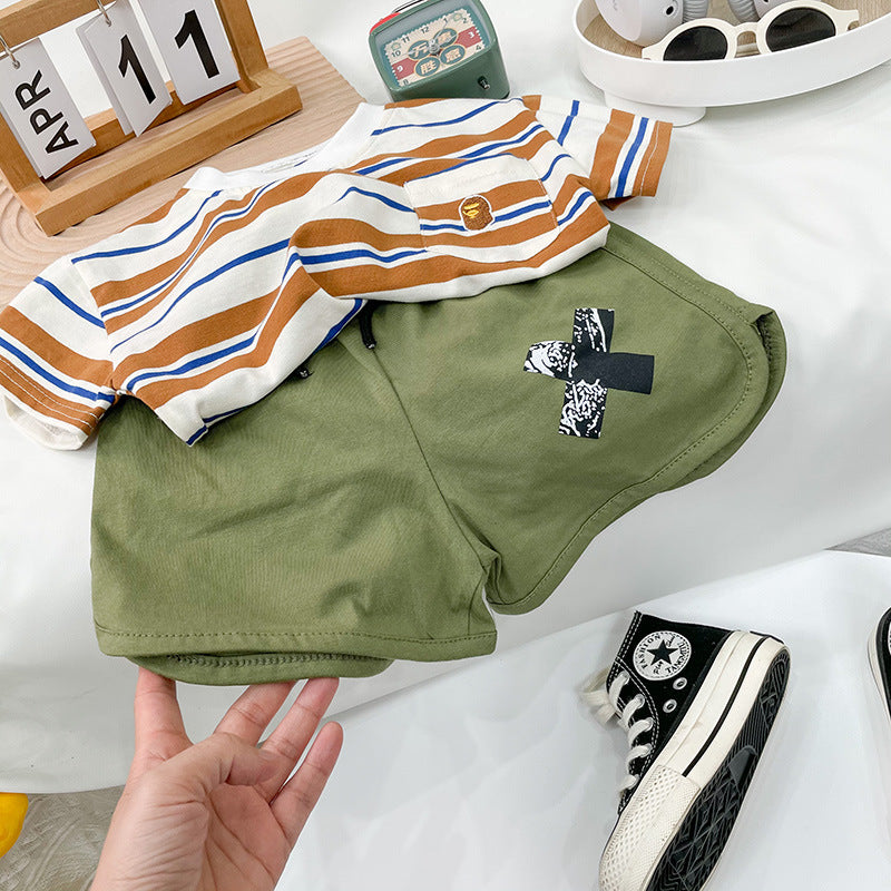 Conjunto de Verano a Rayas para Niños