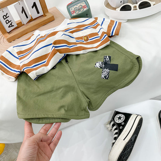 Conjunto de Verano a Rayas para Niños