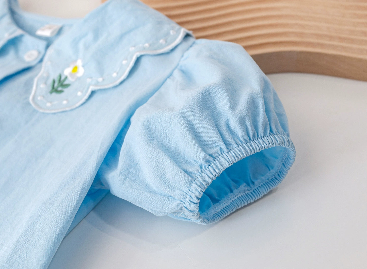 Conjunto Infantil Feminino Gola Florzinhas