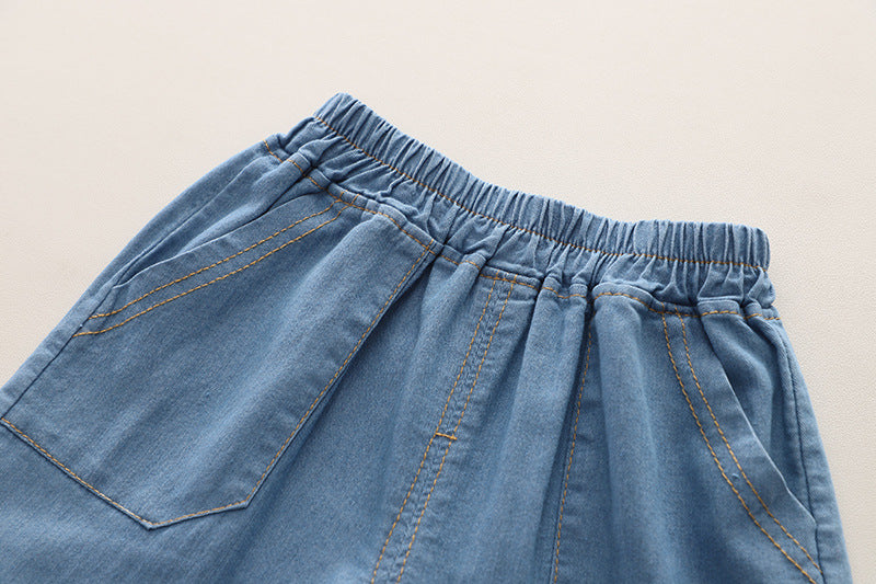 Conjunto de Polo Vaquero Infantil con Animal