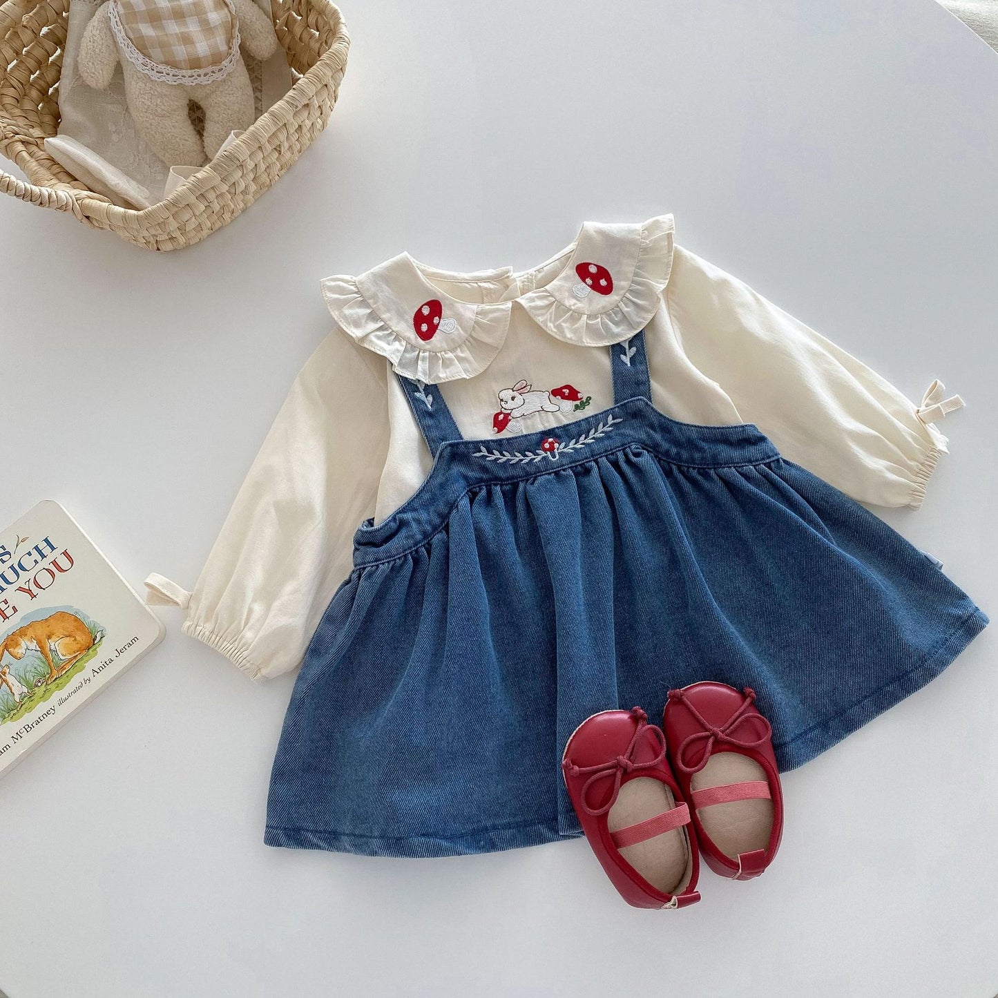 Conjunto Infantil Conejito y Vaqueros