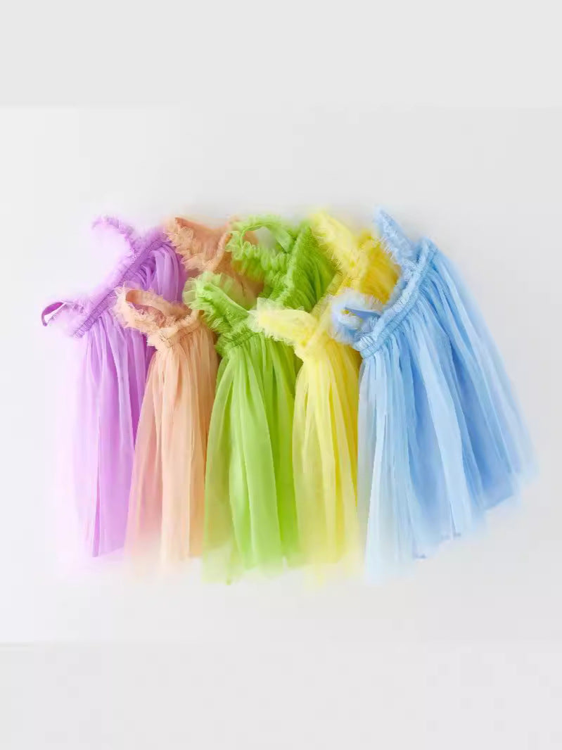 Vestido de tul infantil