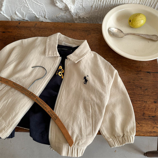 Bolsillos con cremallera para chaqueta infantil