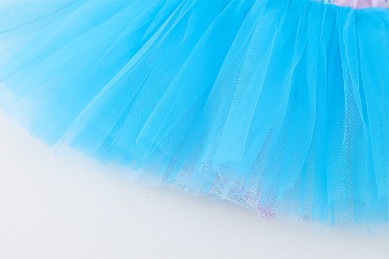 Vestido infantil princesa sirena