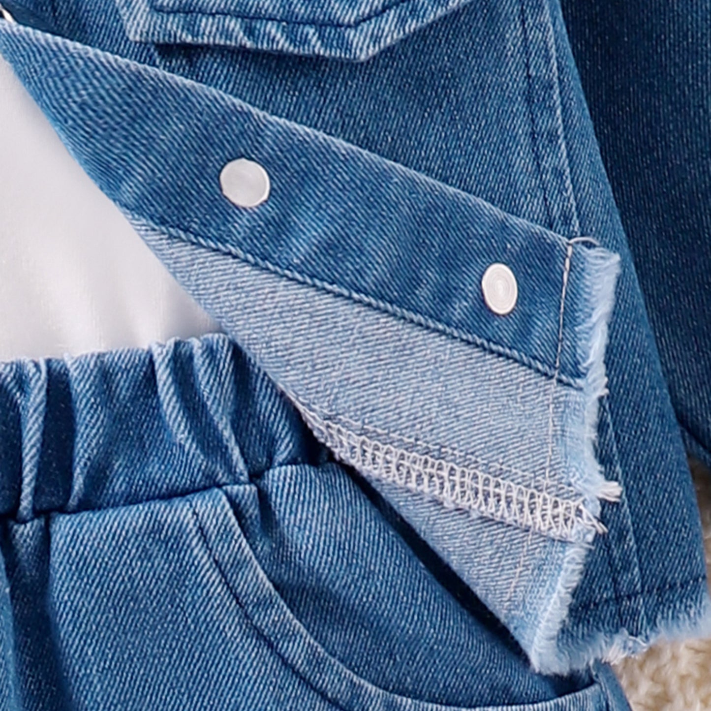 Conjunto Infantil Feminino Jeans Estrela