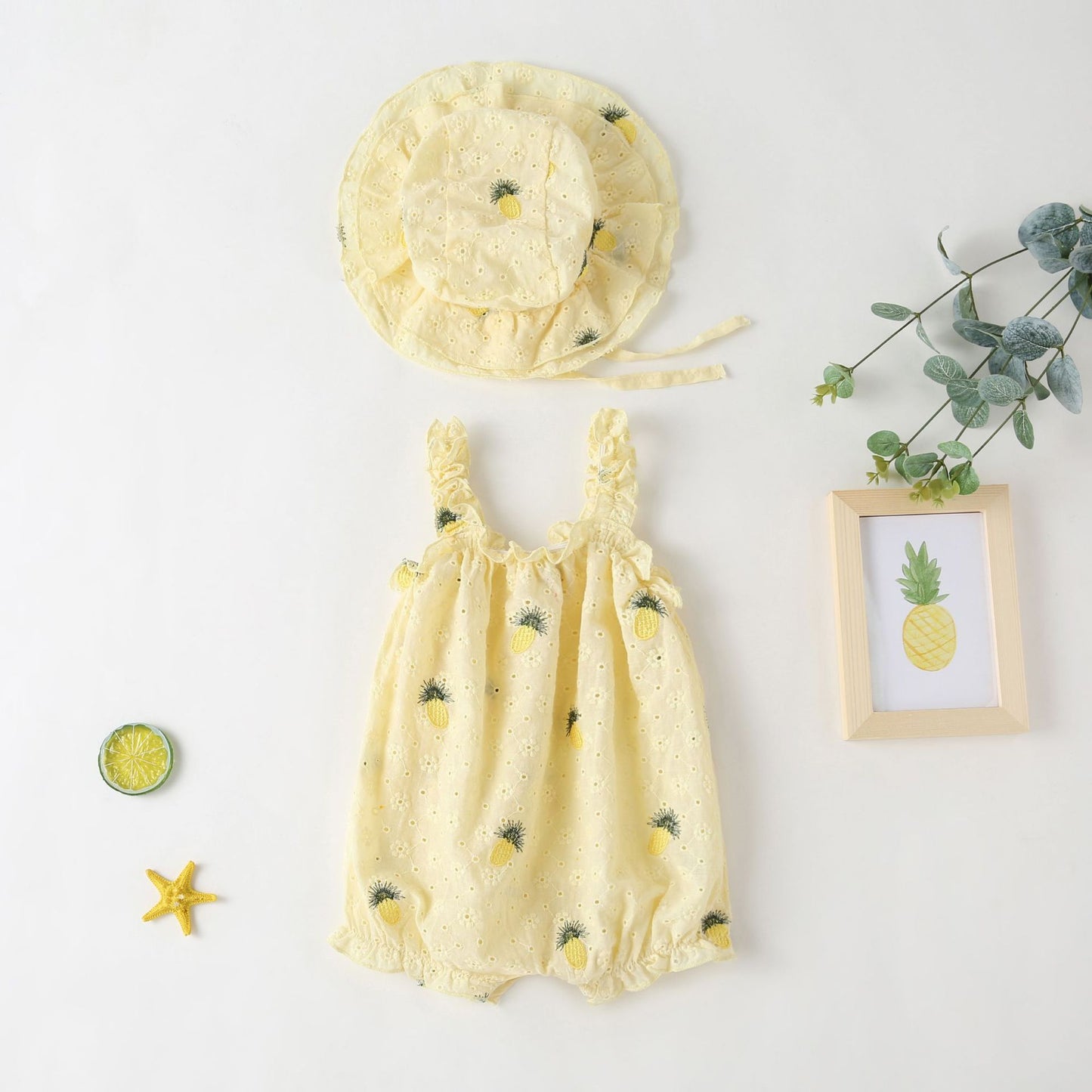 Vestido Infantil Piña Verano
