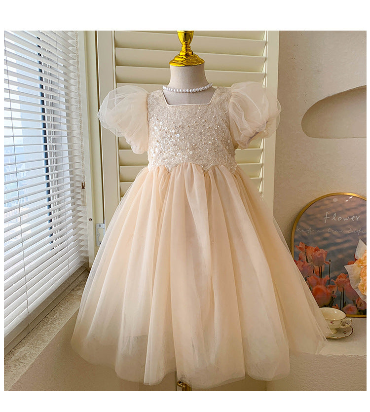 Vestido Infantil Princesa Brillante
