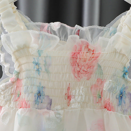 Body Floral con Alas de Mariposa