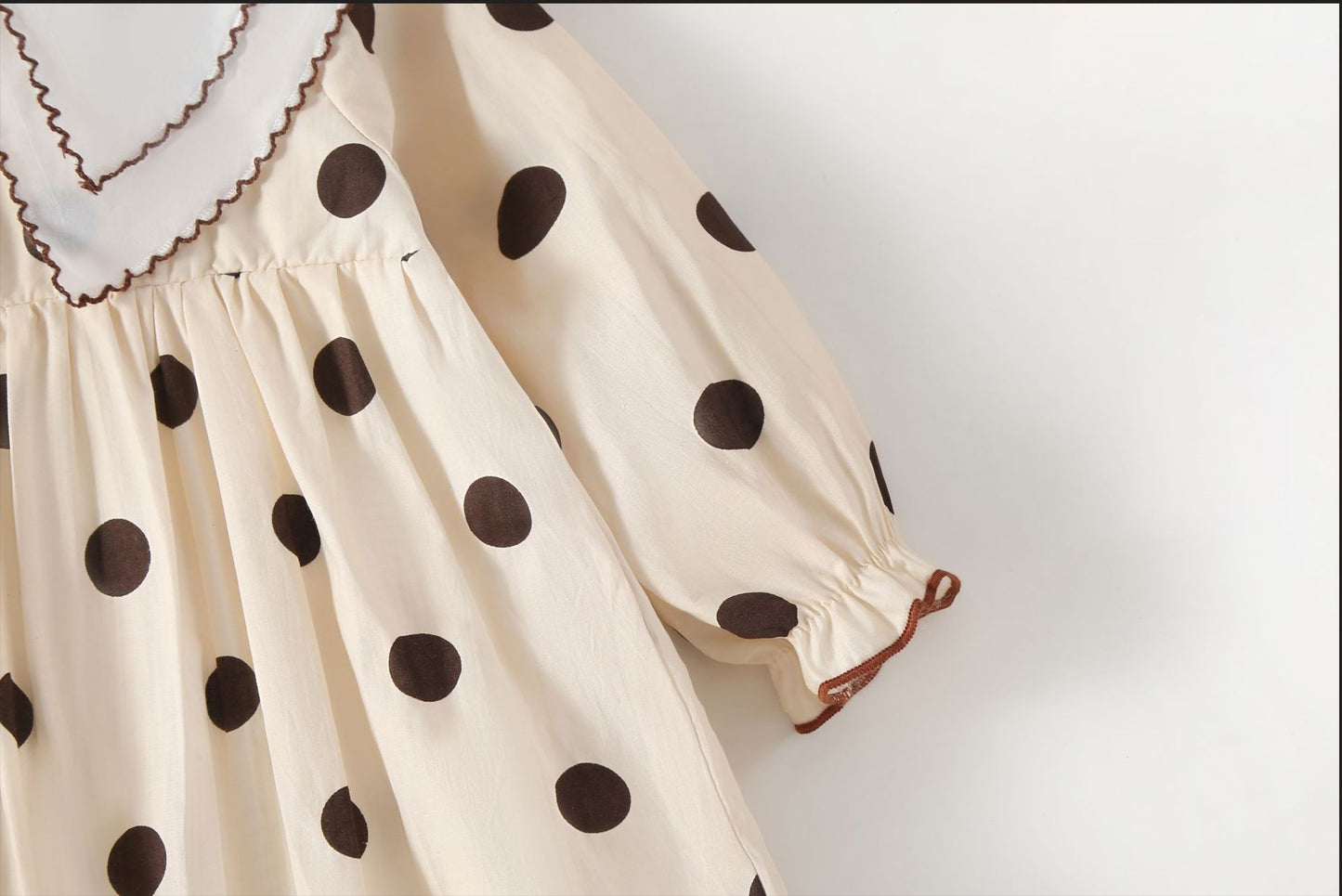 Vestido Infantil Lunares + Gorro