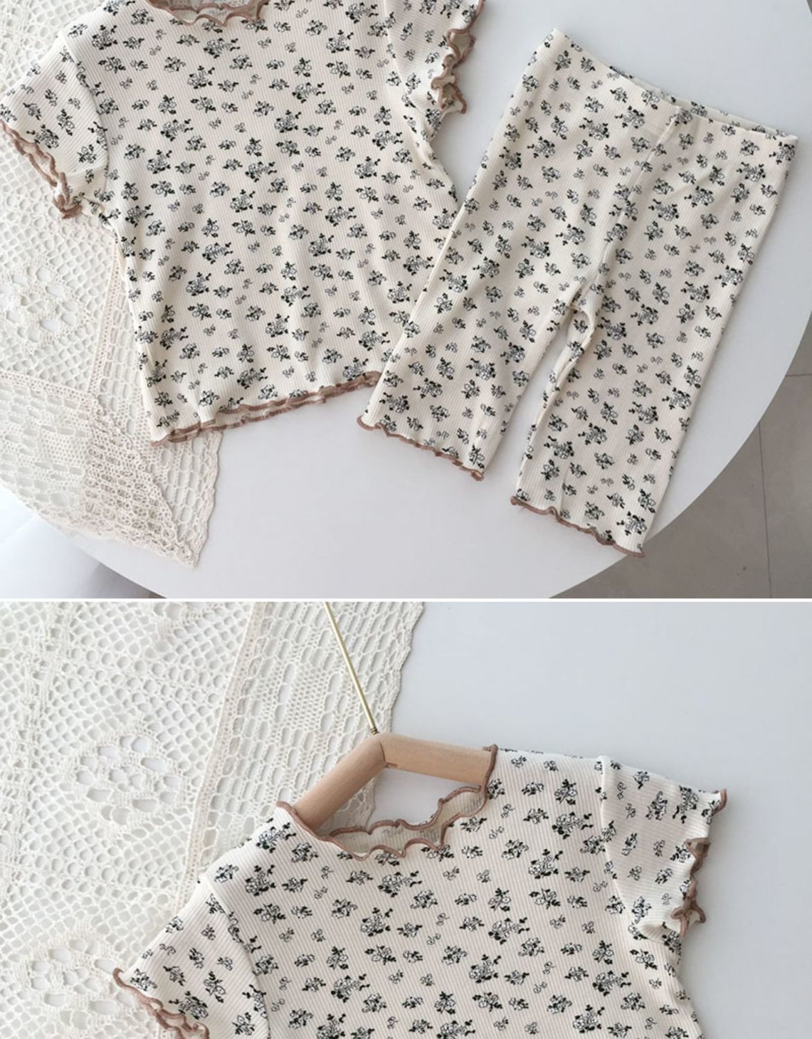 Pijama Infantil Mujer Flores