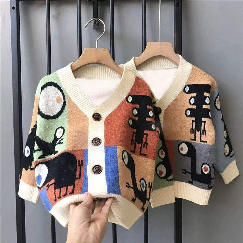 Suéter de punto de invierno para niños